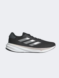 Adidas سوبرنوفا سترايد أحذية جري رجالية أسود/أبيض/رمادي