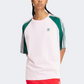 Adidas Blocked Oversize Women Original T-Shirt Clear Pink/Green