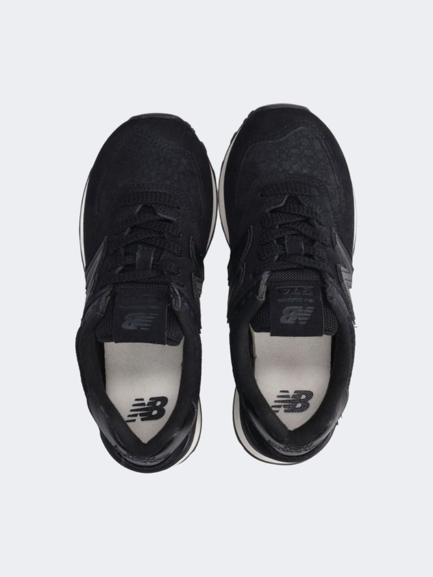 New Balance 574 كور أحذية نمط حياة نسائية سوداء