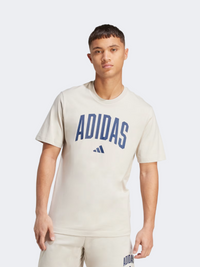 Adidas Collegiate Men Sportswear T-Shirt Wonder Alumina