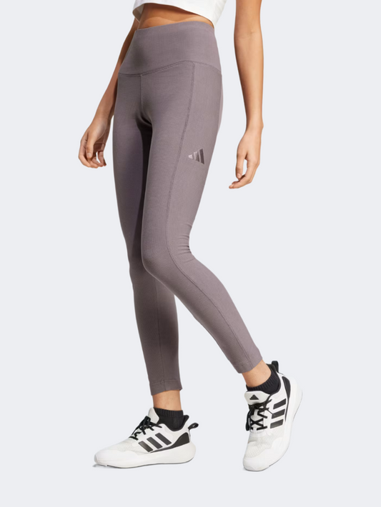 Adidas All Szn Rib Women Sportswear 7/8 Tight Grey