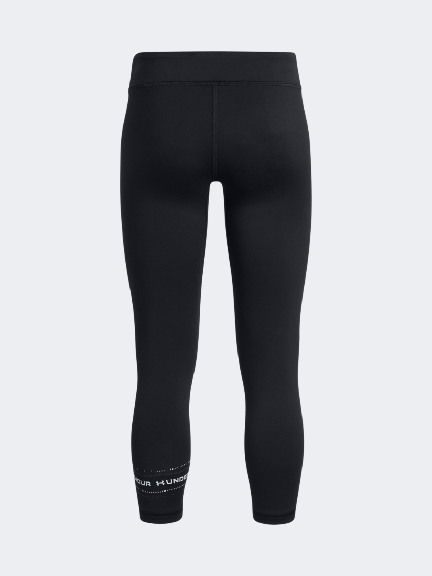 Under Armour Motion Branded Ankle Leg Girls Training Tight Black/Jet Grey