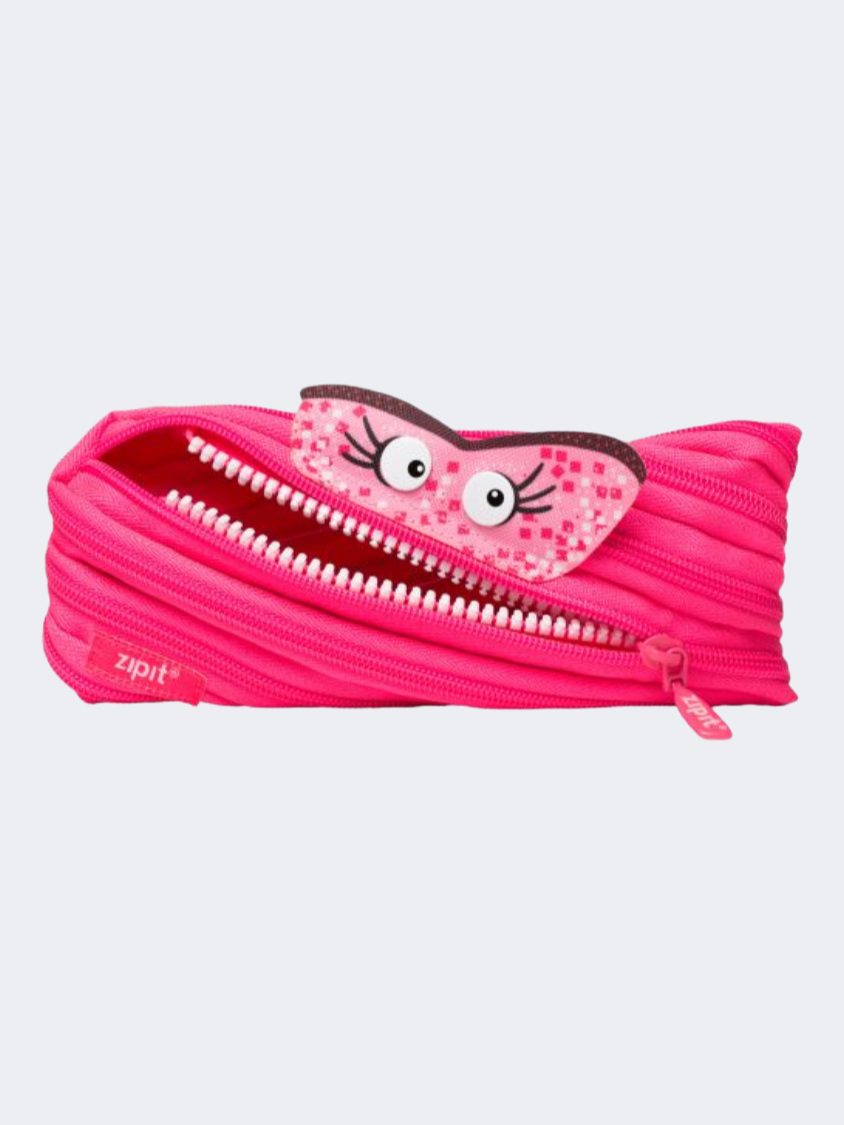 Zipit Talking Monstar Pouch Clip Strip Back To School Pencil Case Pink ...