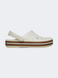 صندل Crocs Crocband Gum للجنسين للاستخدام اليومي بلون الأبيض سميت