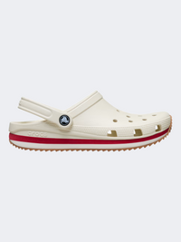 صندل Crocs Crocband Runner للجنسين للاستخدام اليومي بلون الأبيض سميت