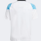 Adidas Messi Kids Football T-Shirt White/Blue Burst