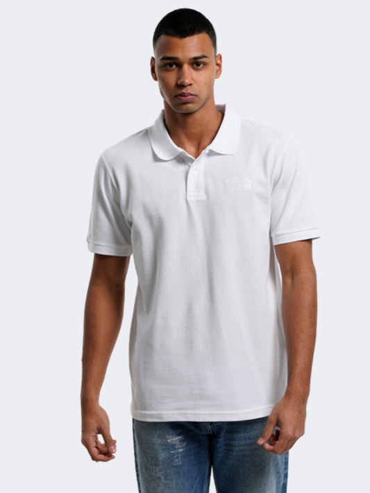 The North Face Piquet Men Lifestyle Polo Short Sleeve White