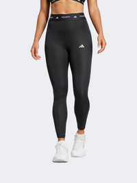 ليجن تدريبي نسائي بخصر عالٍ Techfit 7/8 من Adidas أسود