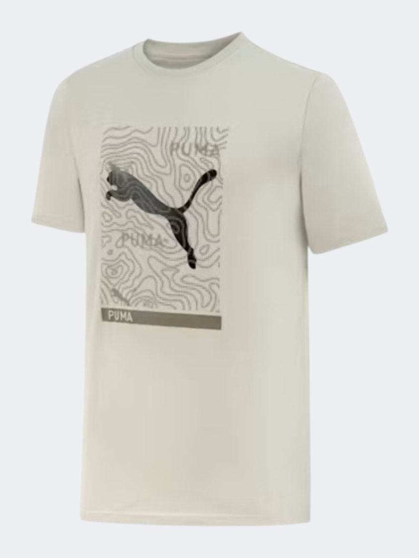 Puma Open Road Graphic Men Lifestyle T-Shirt Desert Dust