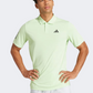Adidas Club 3 Stripes Men Tennis Polo Long Sleeve Semi Green Spark