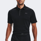 Under Armour Tech Polo Men Golf Polo Short Sleeve Black