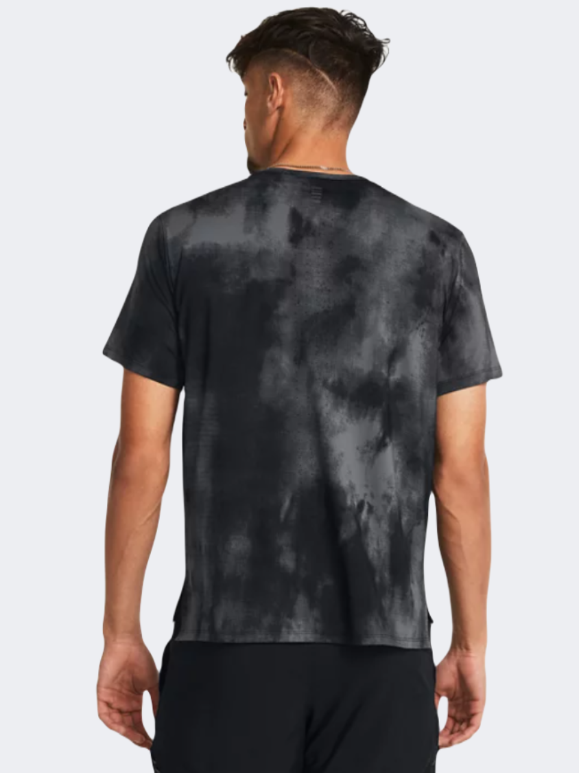 Under Armour Laser Wash Men Running T-Shirt Black/Castlerock