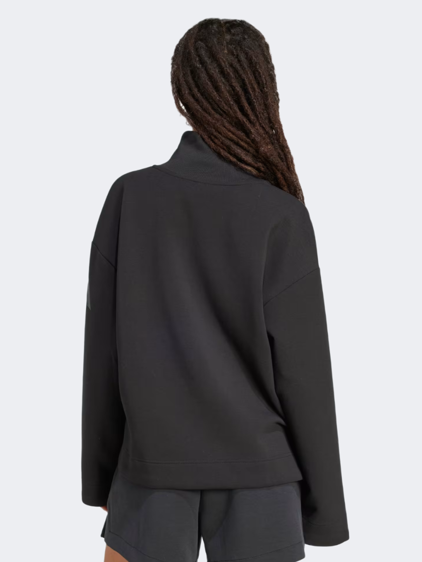 Adidas All Szn Soft Luxe Women Sportswear Sweatshirt Black