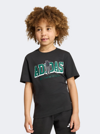 Adidas تيشيرت رياضي أولاد صغار ماينكرافت أسود