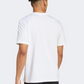 Adidas Tech Linear Graphic Men Sportswear T-Shirt White