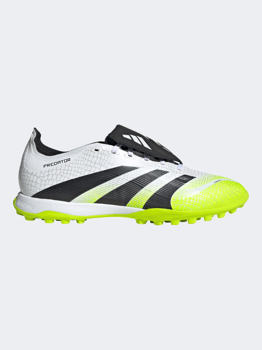 أحذية كرة القدم للرجال Adidas Predator League Tf أبيض/أسود/لايم