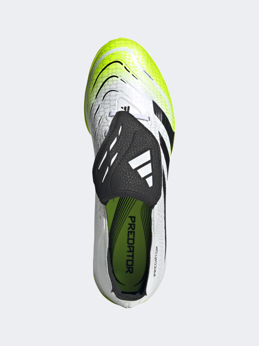 أحذية كرة القدم للرجال Adidas Predator League Tf أبيض/أسود/لايم