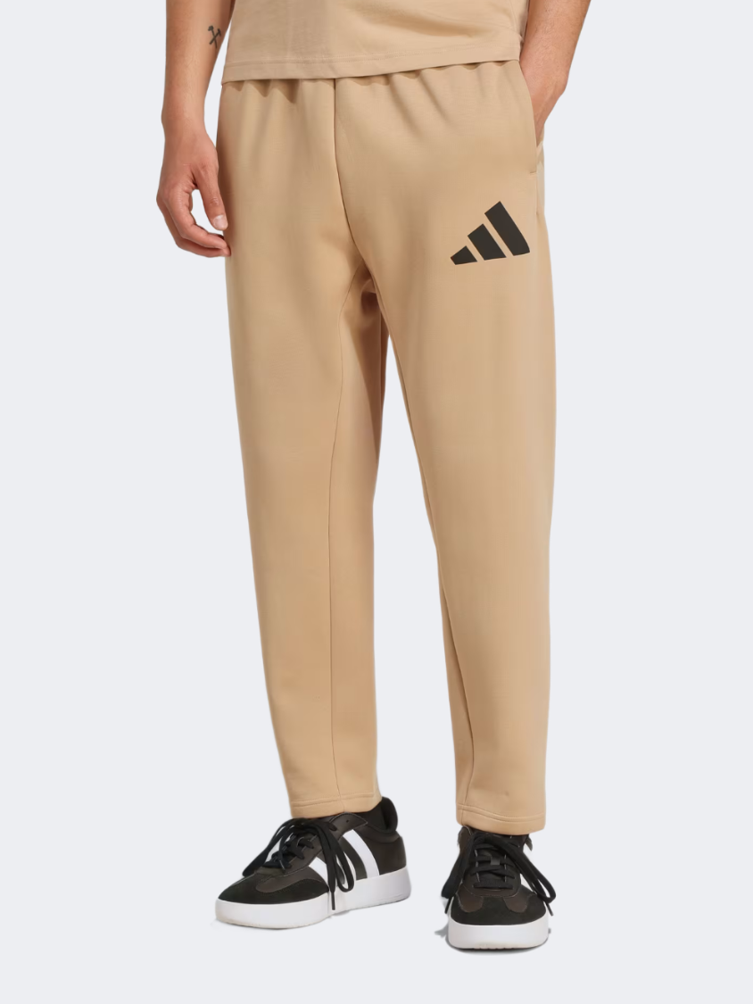 Adidas Future Icons 3 Bar Logo Men Sportswear Pant Warm Sandstone