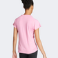 Adidas Essentials Minimal Branding Women Training T-Shirt Bliss Pink