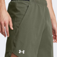Under Armour Vanish Woven 6 Inch Men Training Short Marine Green/White