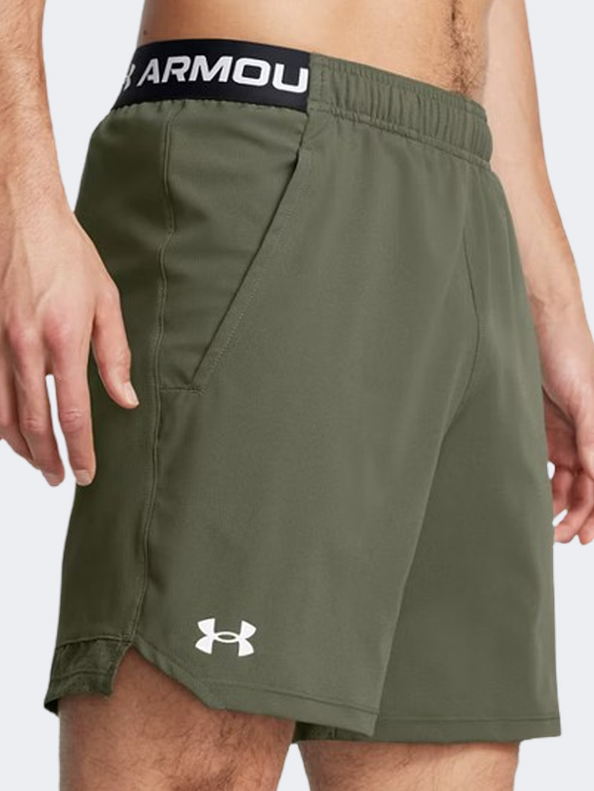 Under Armour Vanish Woven 6 Inch Men Training Short Marine Green/White