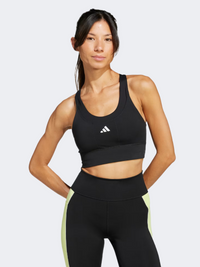 Adidas Run Pocket Medium Support Women Training Bra Black