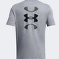 Under Armour Basketball Logo Court Men Basketball T-Shirt Steel Heather/Black