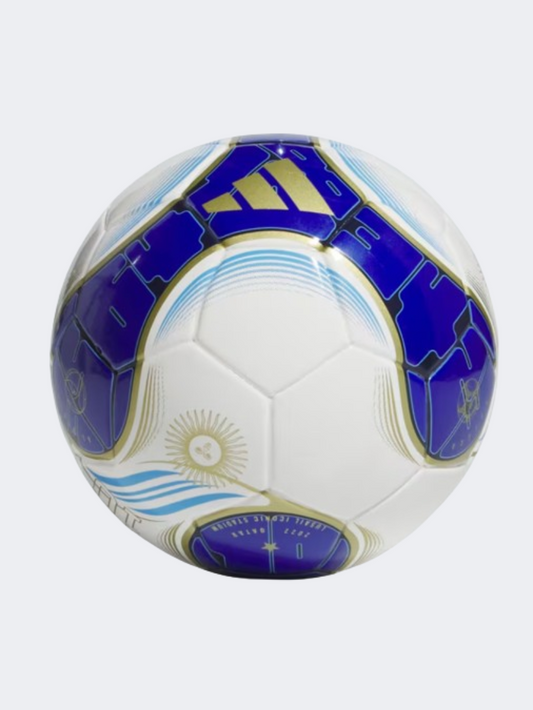 Adidas Messi Mini Unisex Football Ball White/Ink/Blue