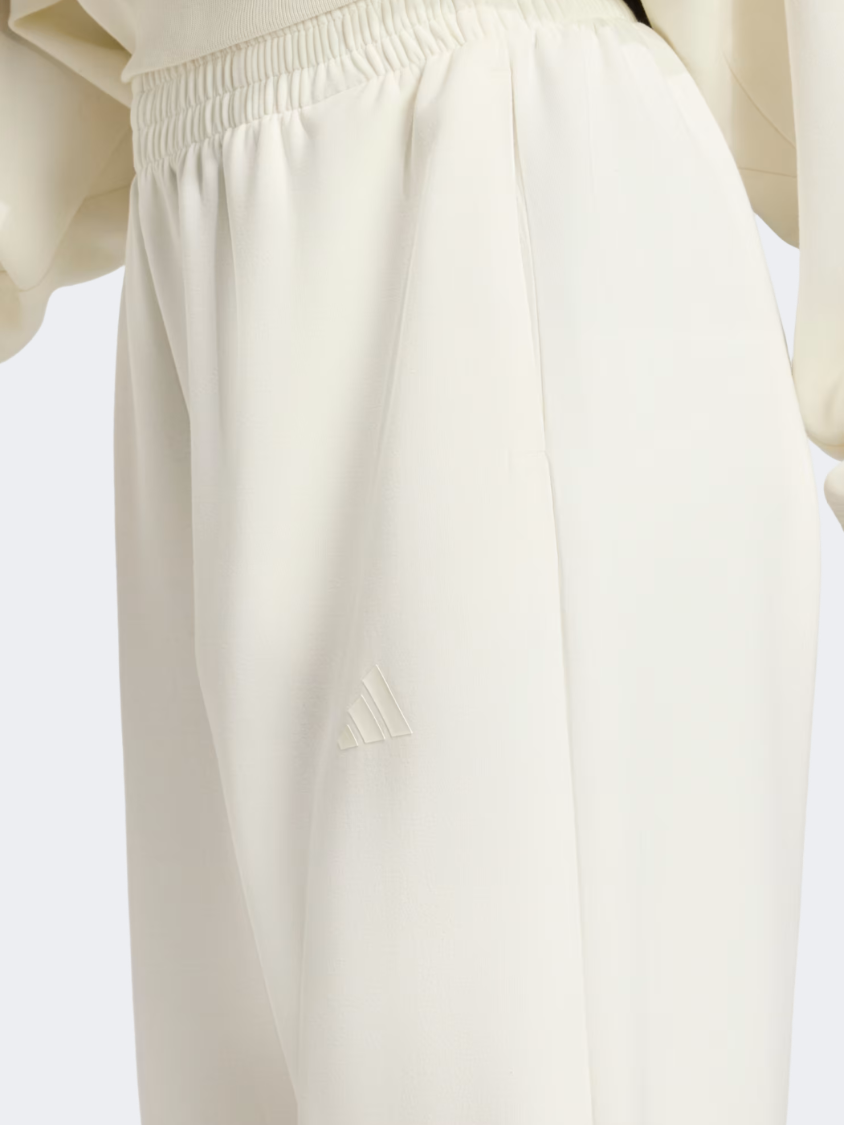 Adidas Soft Lux Loose Women Sportswear Pant Off White
