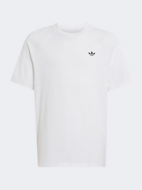 تيشيرت اورجينال واسع للأولاد الصغار من Adidas باللون الأبيض