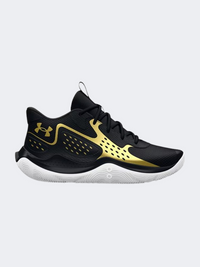 حذاء كرة سلة للجنسين Under Armour Jet 23 أسود/ذهبي معدني