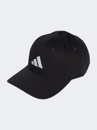 Adidas نيو لوجو بيسبول كاب تدريب للجنسين أسود/أبيض