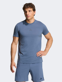 Adidas D4T Workout تيشيرت تدريب رجالي Preloved Ink Mel