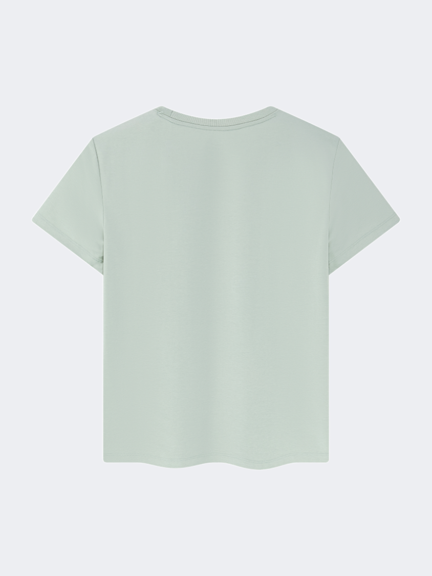 قميص تدريب نسائي Erke لون أخضر ياقوتي فاتح