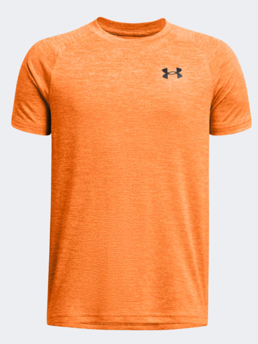 Under Armour تي شيرت تدريب للأولاد Tech 2 أتميك/أسود