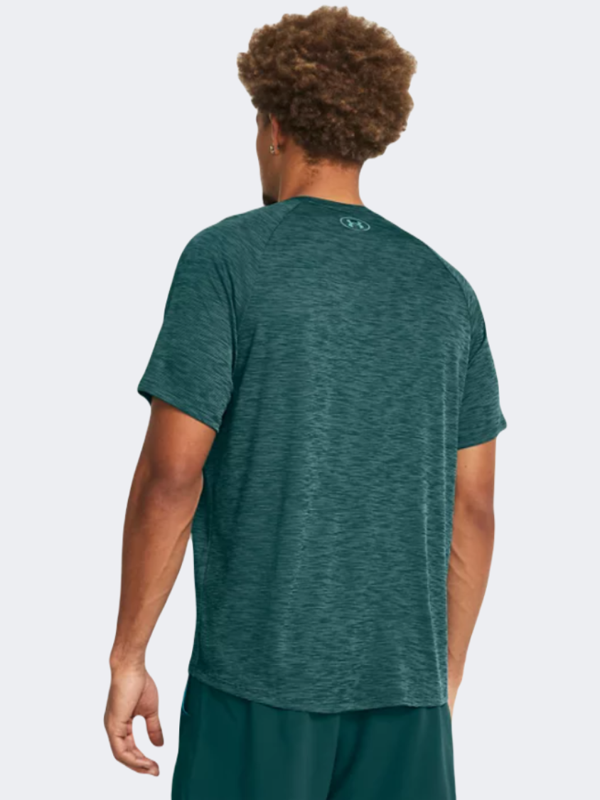 Under Armour Tech Textured Men Training T-Shirt Teal/Turquoise