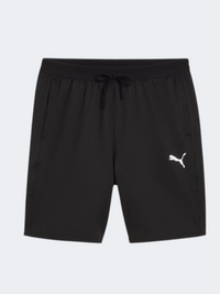 Puma Cloudspun Knit شورت تدريب رجالي أسود