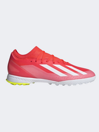 حذاء أرضيات رجالي Adidas X Crazyfast League أحمر/أبيض/أصفر