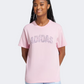 Adidas Tech Illustrate Graphic Women Sportswear T-Shirt True Pink