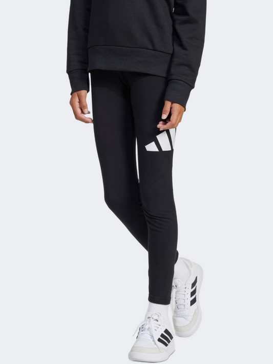 Adidas Essentials Kids-Girls Sportswear Tight Black/White