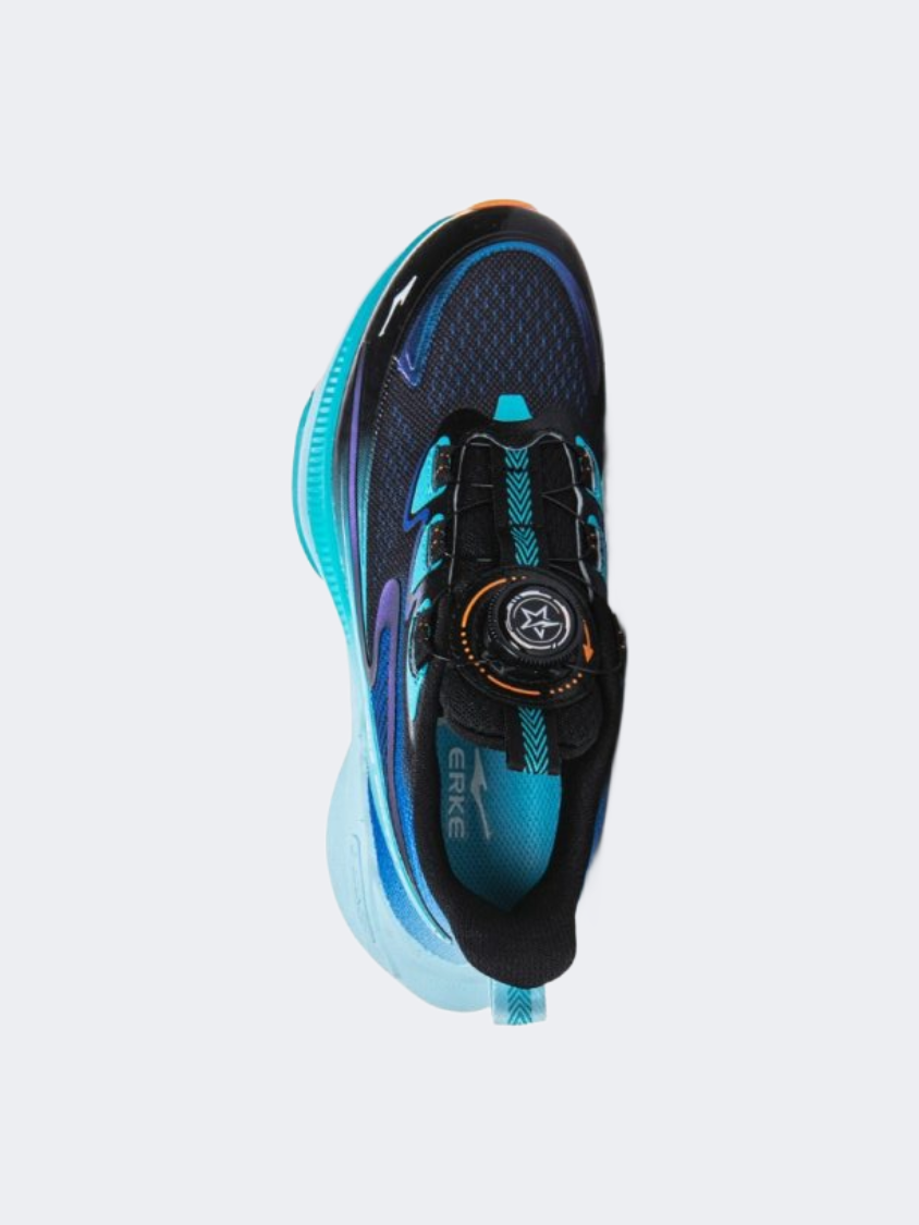 أحذية الجري للأطفال من إركي للأولاد باللون الأسود/الفيروزي/الأزرق