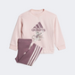 Adidas Dy Md Jog Baby-Girls Sportswear Set Sanpin/Shafig