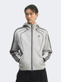 Adidas Spacer Teamgeist 26 Cutline Fullzip Men Original Hoody Grey Heather