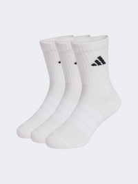 جوارب رياضية للأطفال من Adidas مبطنة - عبوة من 3 أزواج أبيض/أسود