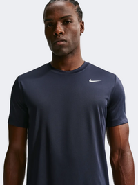 تيشيرت تدريب رجالي Nike Dri-Fit بلون أوبسيديان/سيلفر