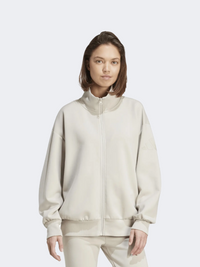 Adidas All Szn Full Zip Women Sportswear Track Top Wonder Alumina