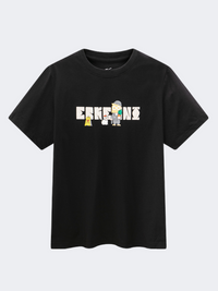 تيشيرت لايف ستايل رجالي Erke Crew أسود