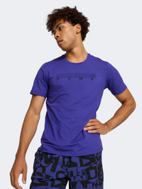 تيشيرت تدريب رجالي Puma Cloudspun أزرق