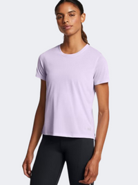 Under Armour تيشيرت جري للسيدات لونش سولت بيربل/ريف