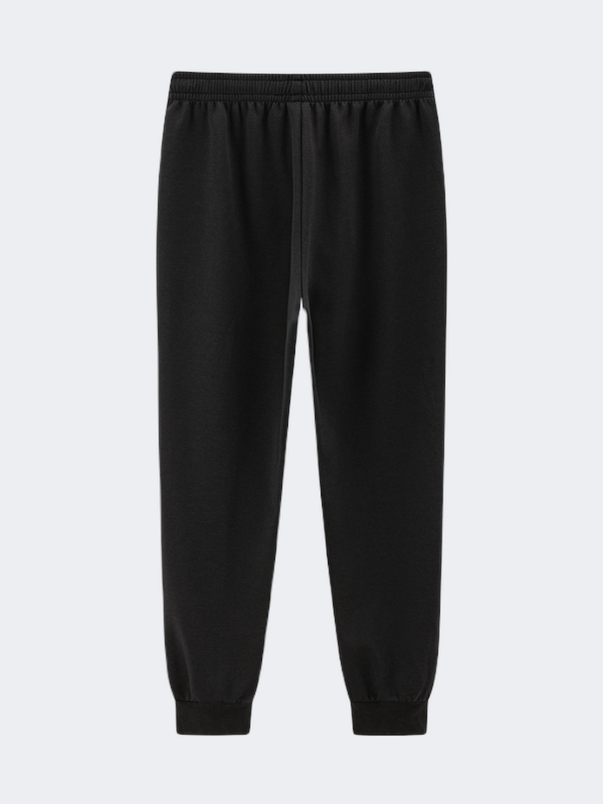 Erke Knitted Cropped Women Lifestyle Pant Black